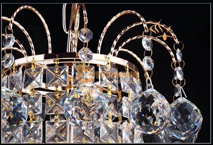 Đèn chùm pha lê kích thước lớn treo phòng khách CM161-6.4